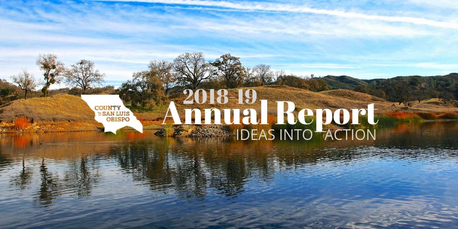 2018-19 Annual Report: Ideas into Action Click to view article, New Report Showcases How County Turned Ideas into Action Last Year