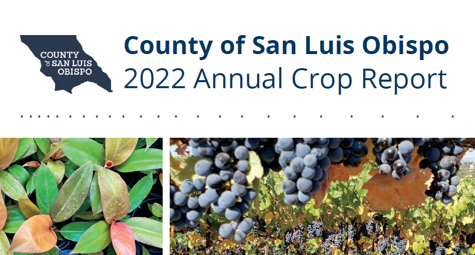 2022 Crop Report Cover clip Click to view article, 2022 Annual Crop Statistics Released