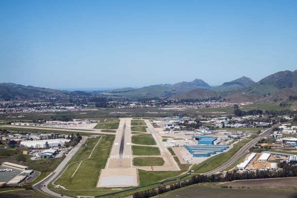 SBP Airfield and surrounding area Click to view article, San Luis Obispo County Regional Airport Begins Runway Rehabilitation Project