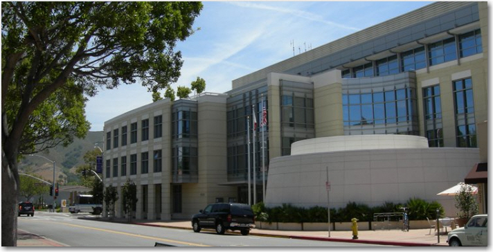 The County Government Building at 1055 Monterey Street.