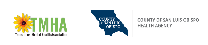Image of Transitions Mental Health Association Logo and The County of San Luis Obispo Health Agency Logo