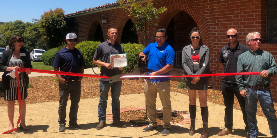  Click to view article, Improvements to SLO Vets Hall Landscaping