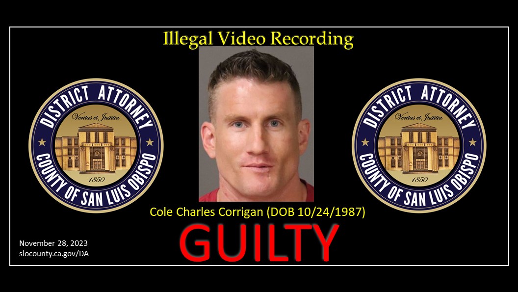 Booking Photo (09/13/2023) Cole Charles Corrigan (DOB 10/24/1987)  Click to view article, Former Owner of CCC Fitness Cole Charles Corrigan (36) Pleads Guilty to Illegal Video Recording at Facility 