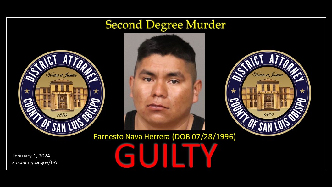 Booking Photo (3/28/2021) Earnesto Nava Herrera (07/28/1996) Guilty Click to view article, Jury Convicts Earnesto Nava Herrera (27) of murder in the drunk driving death of 14-year-old 