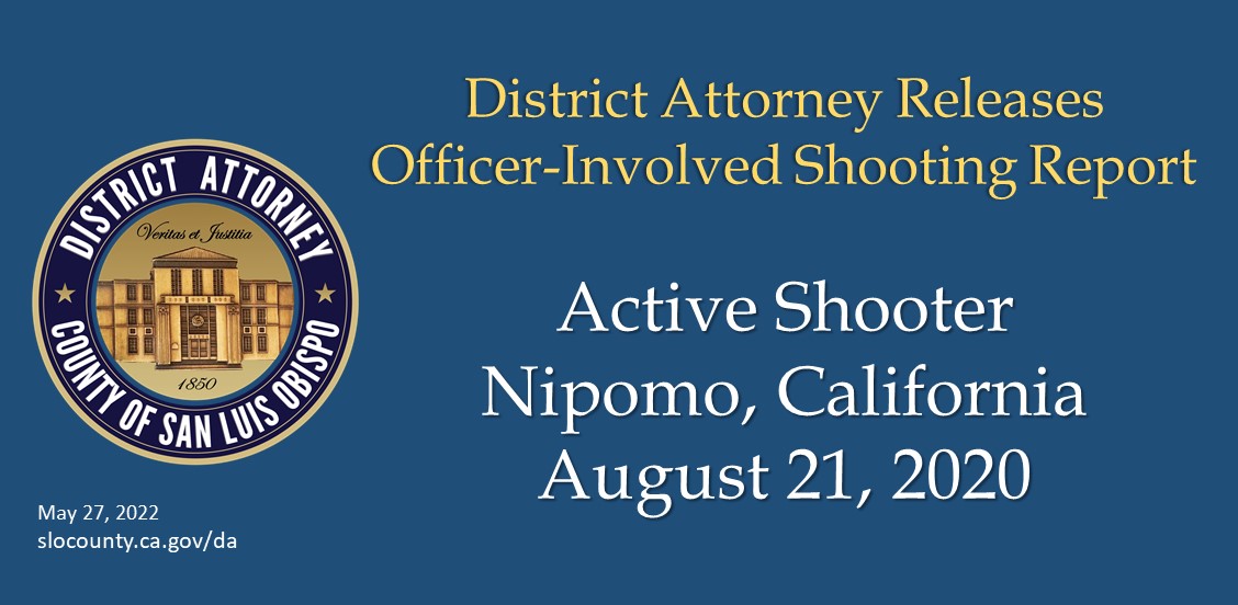 District Attorney’s Office completes legal review of the officer-involved shooting of Scott Huffman