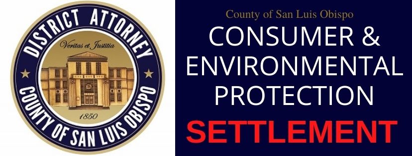 Consumer & Environmental Protection Settlement