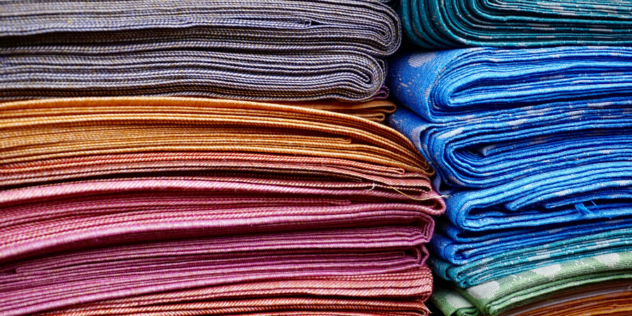 Fabric of different colors