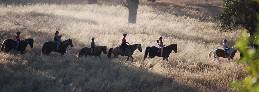Children Horseback Riding at Santa Margarita Lake
