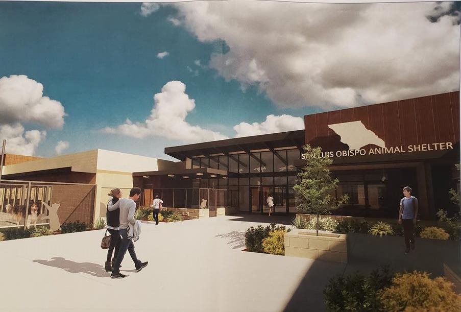 A rendering of the new Animal Services Facility.