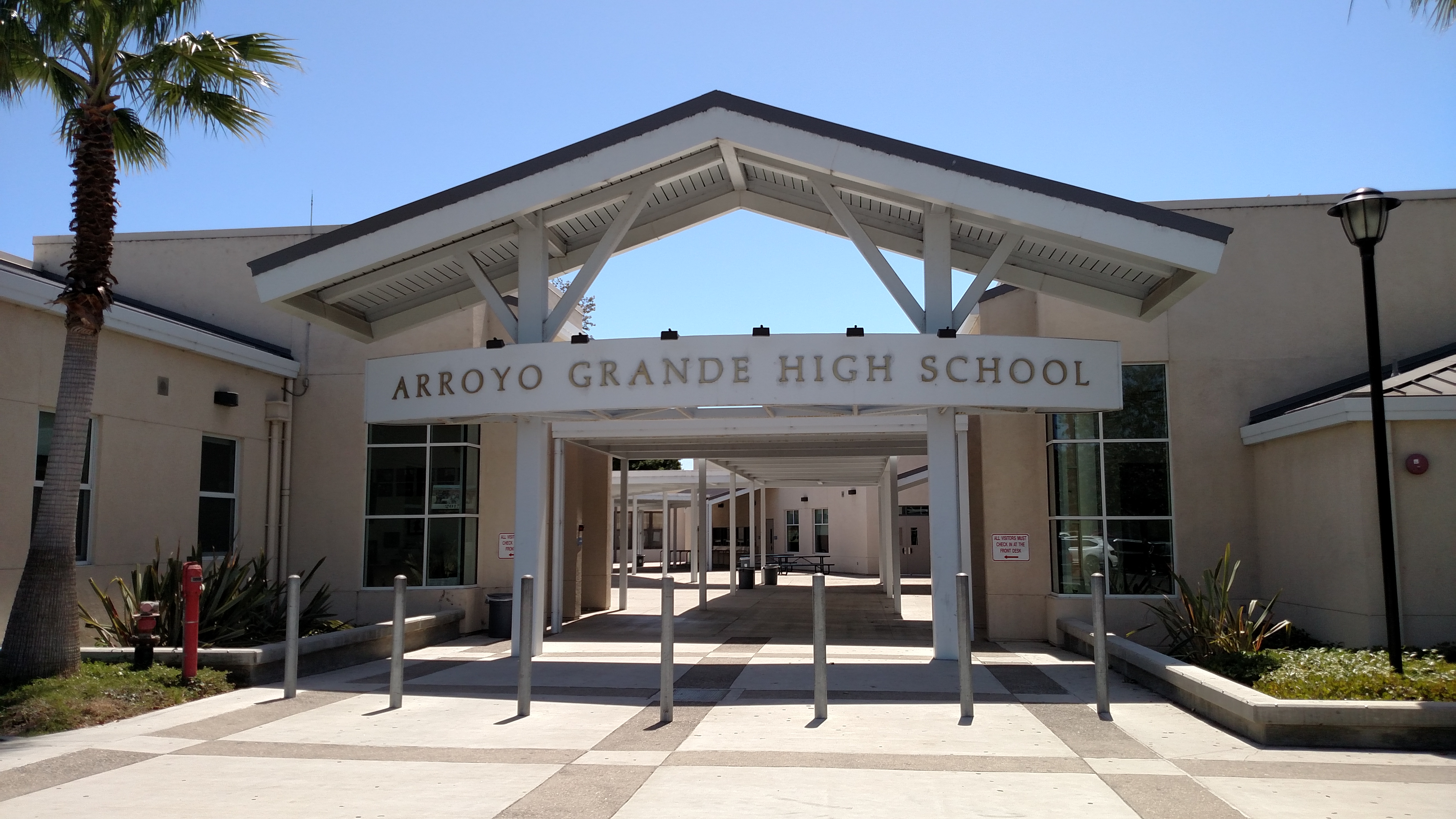 Front of the Arroyo Grande High School