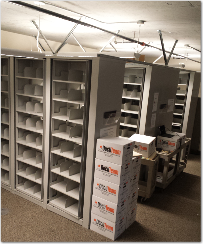 Empty Shelving Units Click to view article, Technology Transformation Achieved by Assessor Tom Bordonaro