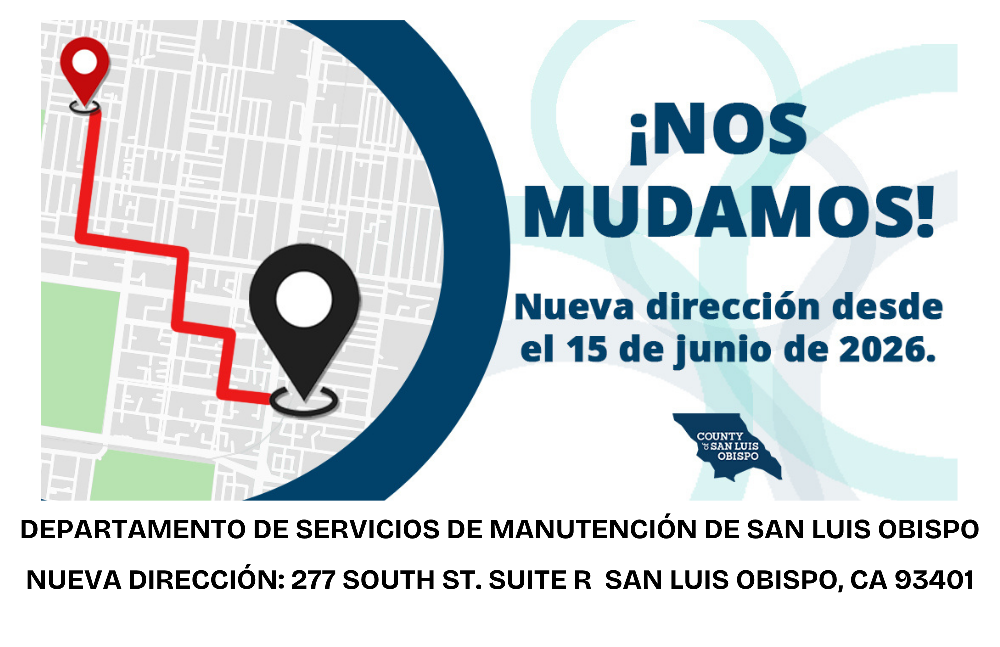 Nos Mudamos! Nueva direccion desde el 15 de junio de 2026.