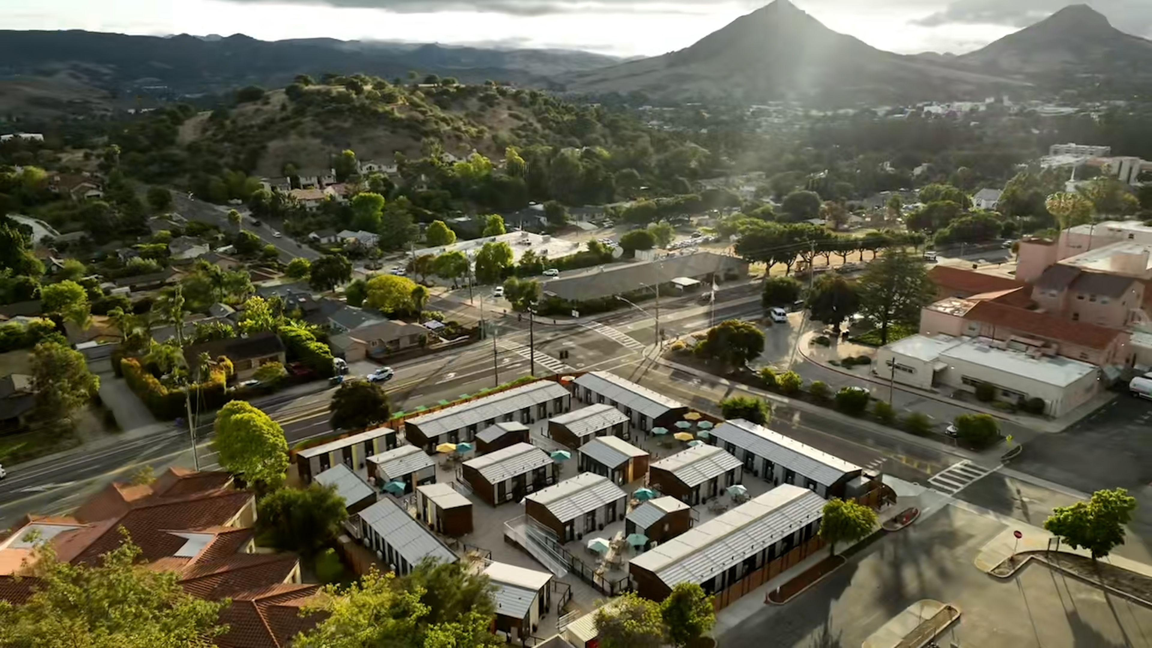 Picture of Welcome Home Village. Courtesy Azure Printed Homes