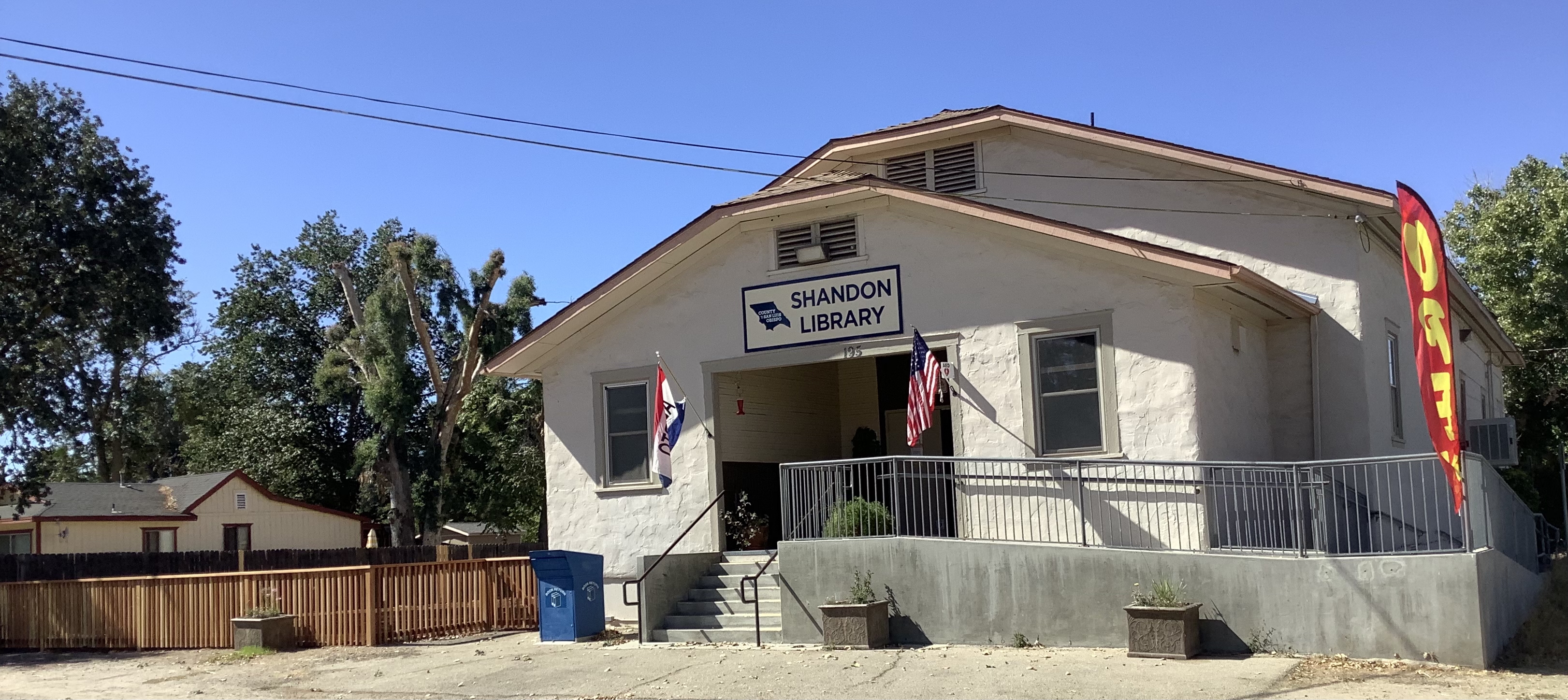 Exterior view of the Shandon Library