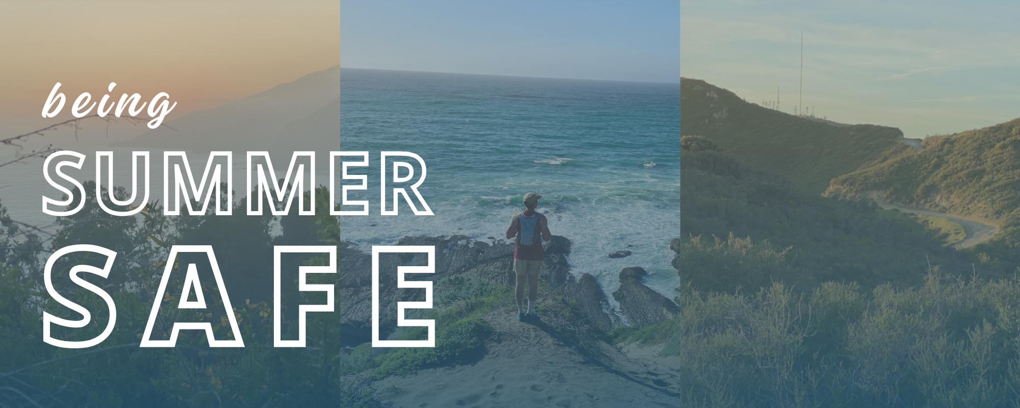 Multiple views of coastal and chaparral scenery in SLO County