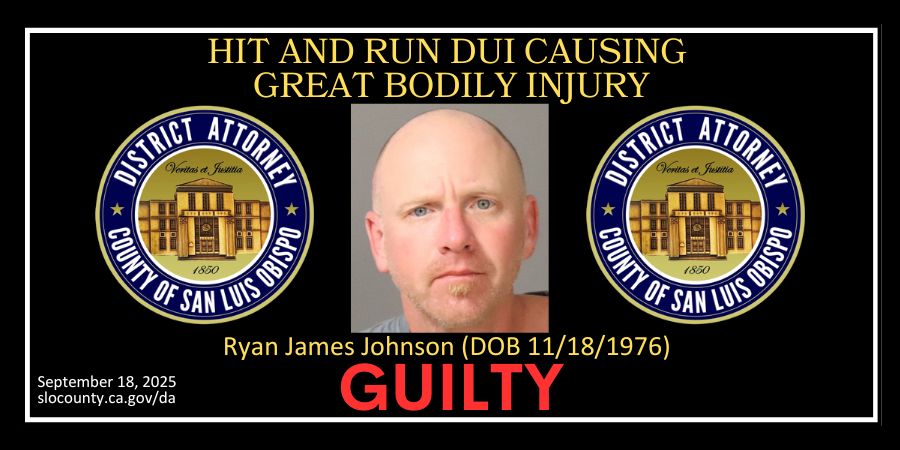 Booking Photo (02/28/2024) Ryan James Johnson DOB 11/18/1976 Guilty