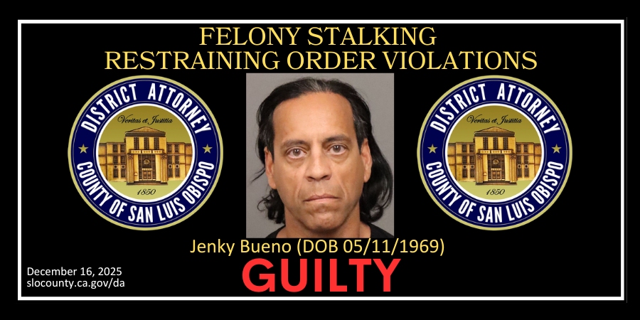 Booking Photo (12/15/2025) Jenky Bueno (DOB 05/11/1969) Guilty