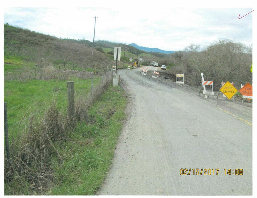 Santa Rosa Creek Road approximately 0.8 miles east of Main Street in Cambria