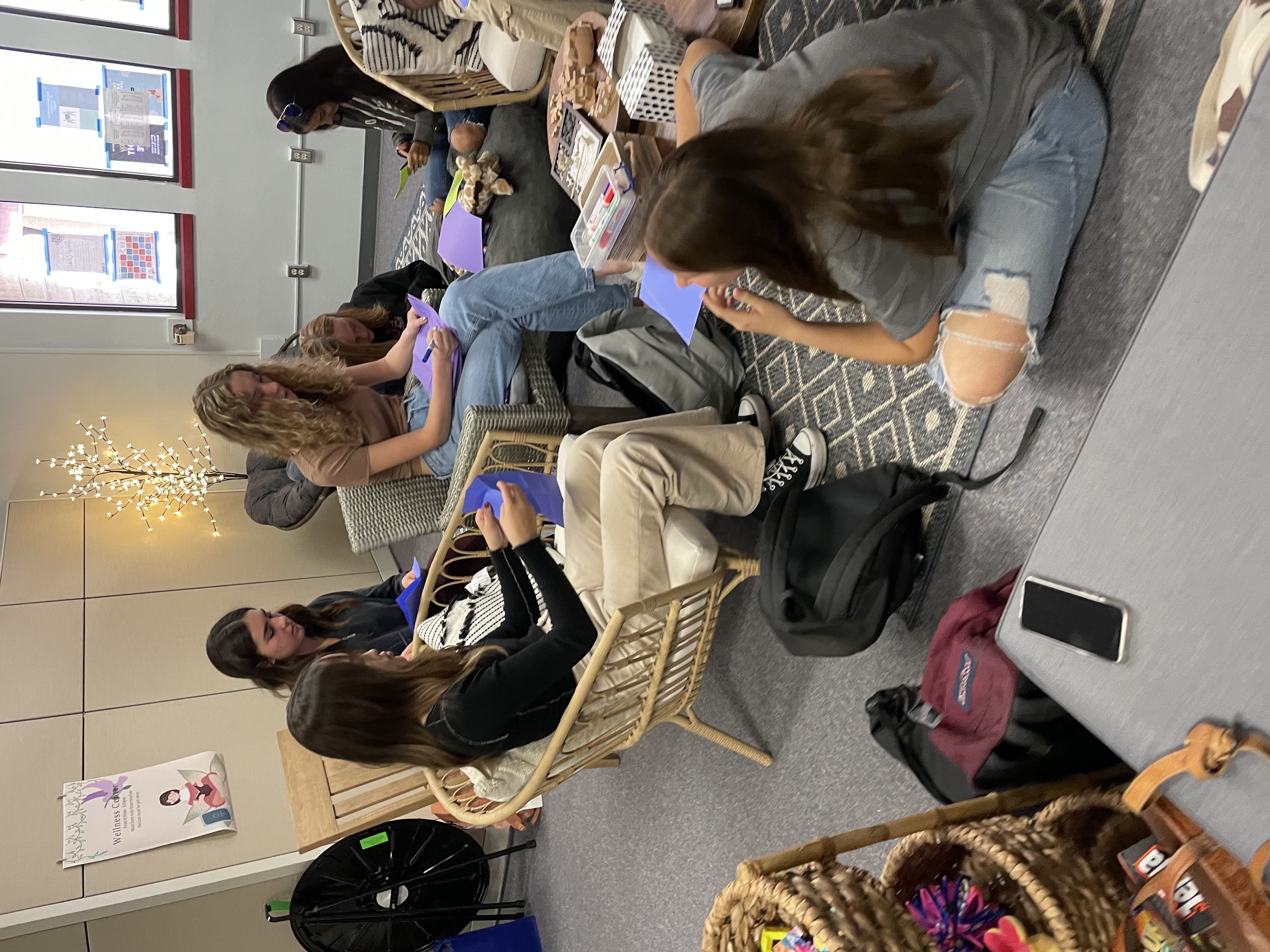 Students at the Paso Robles High School Wellness Center