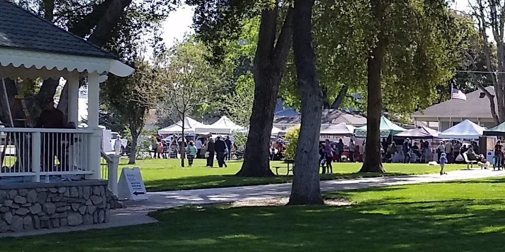 Farmers Market in a Park