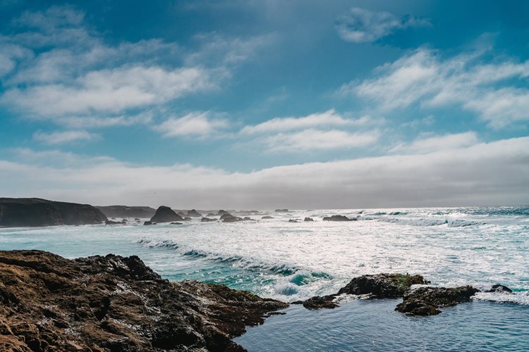 Ocean Coastline of California 