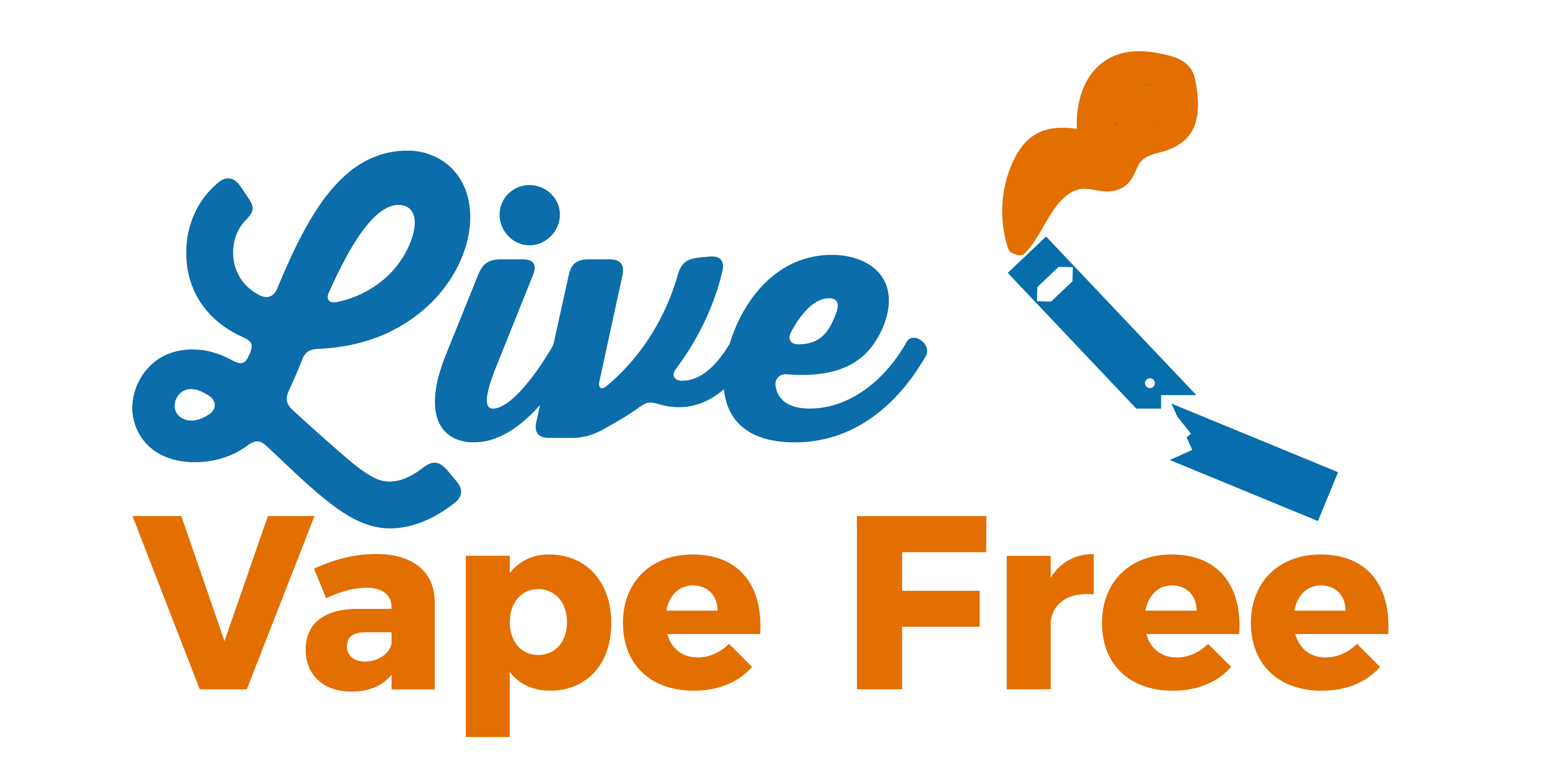"Live Vape Free" logo
