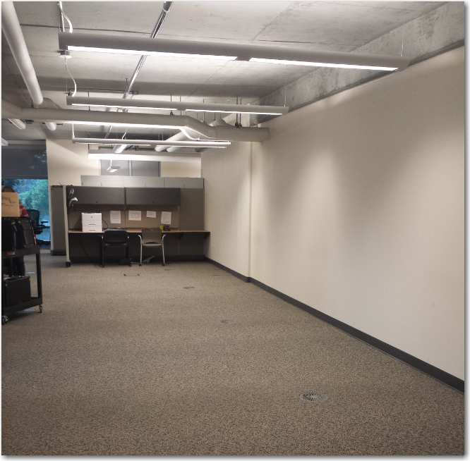 Shelving Units Removed