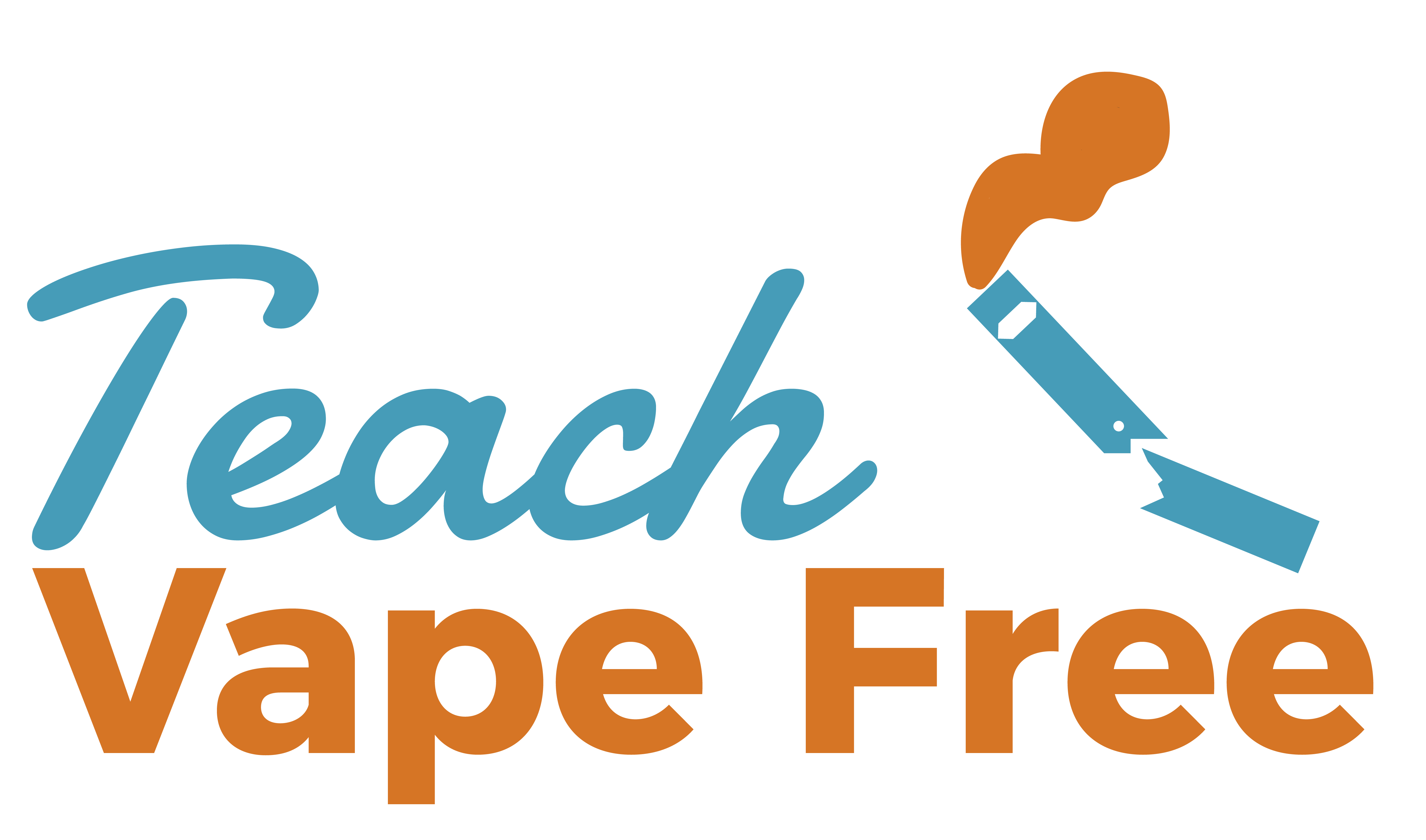 "Teach Vape Free" logo