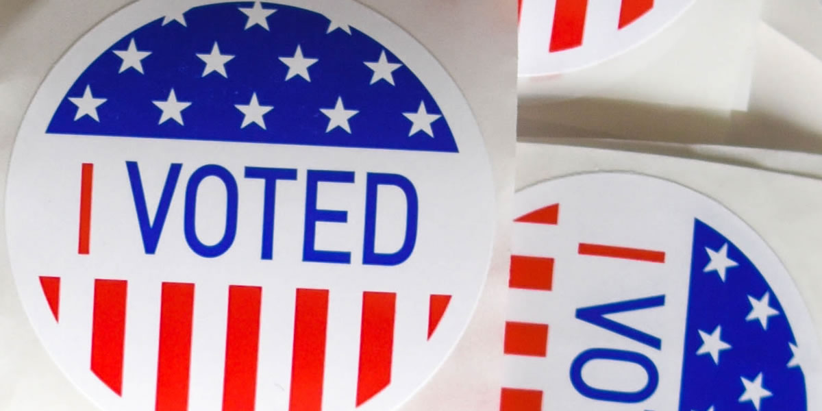 I Voted sticker